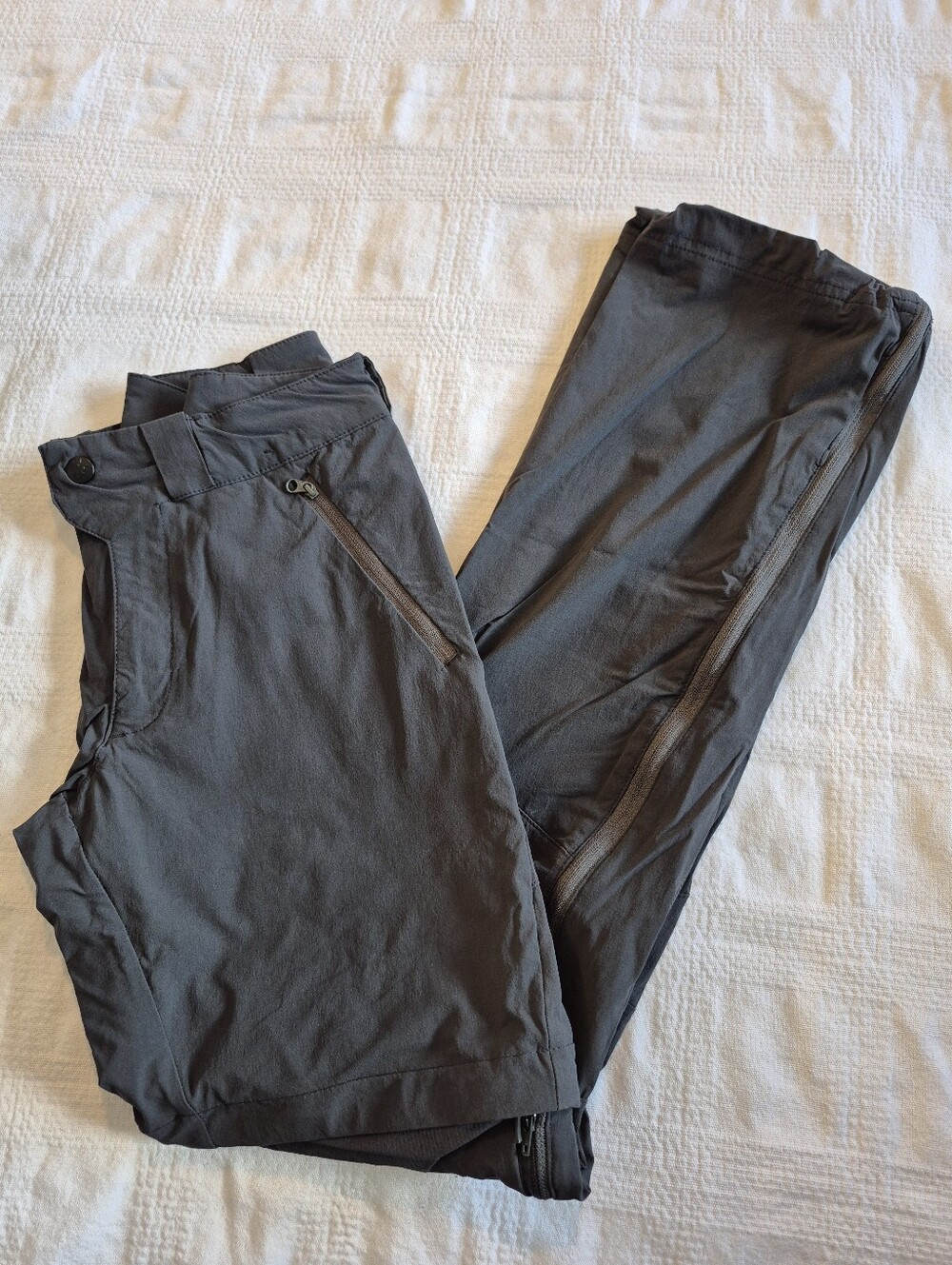 Decathlon Quechua Women's XS Hiking Pants style 76329 zip off convertible leg